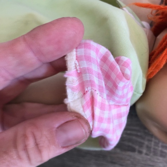 1980s Cabbage Patch Kid with Faux Fur Jacket - Picture 8 of 12